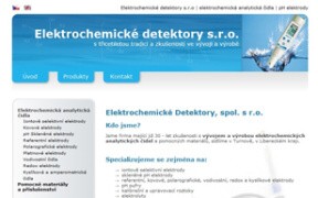 reference: Elektrochemické detektory, spol. s r.o., Turnov