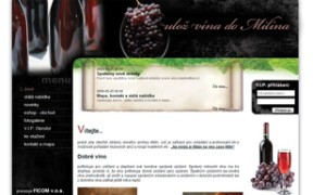 reference: Ulož vína do Milína - vinný archiv, pořádání klubových akcí, koupě kvalitních vín